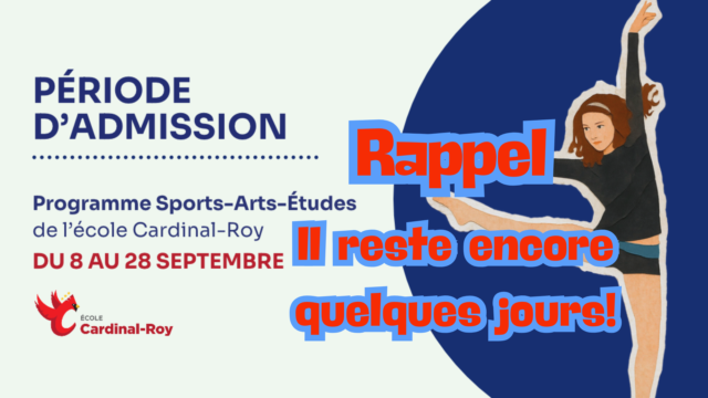 PÉRIODE D&rsquo;ADMISSION